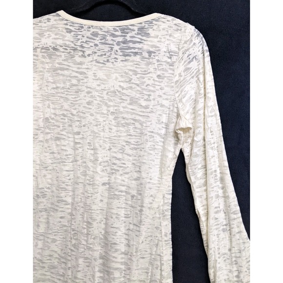 BKE Mesh white Long Sleeve Shirt Size L. (1351) - Picture 9 of 13